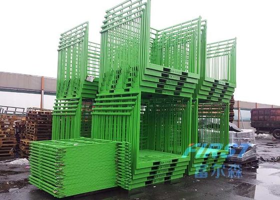 El polvo verde cubrió el 1.5M Depth 60&quot; las plataformas de acero apilables