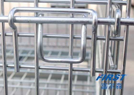 Alambre de acero apilable Mesh Box Pallet de Q235 50*50m m