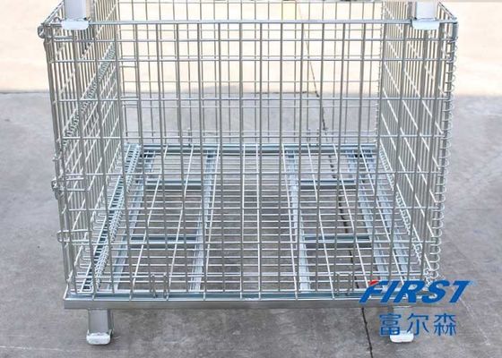 Jaula de acero del almacenamiento del metal Q235 del mueble 6.4m m del transporte del taller