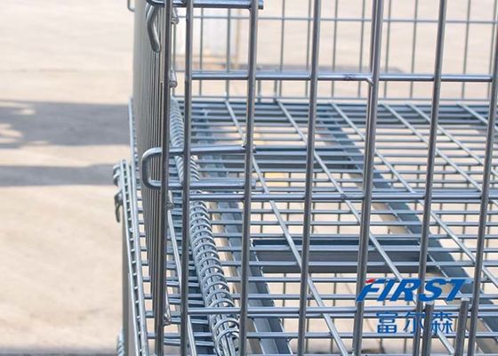 Envase de la malla de alambre usado en almacenar mercancías en almacén