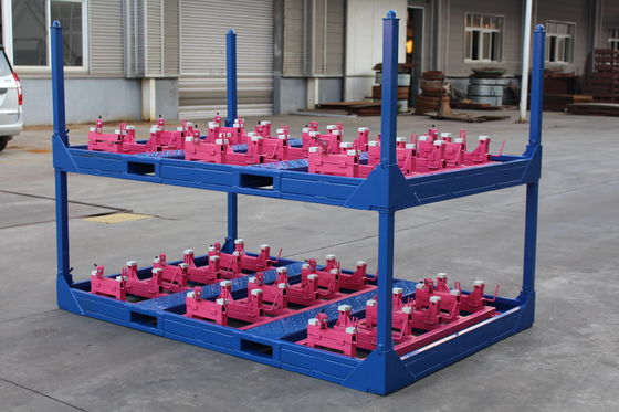 Plataformas de acero apilables resistentes del ISO Warehouse 2400 libras