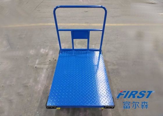 Carretilla de acero azul de la plataforma de la logística 300KG 500*700m m