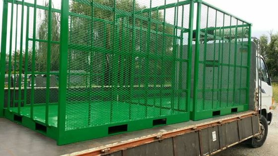 El cinc plateó la plataforma de acero del neumático de la guía de la carretilla elevadora de la altura de 1250m m