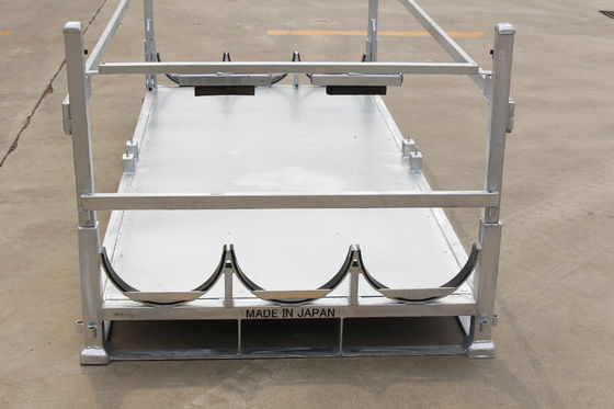 Plataforma plegable del transporte del acero del cinc de la inmersión caliente 1500KGS