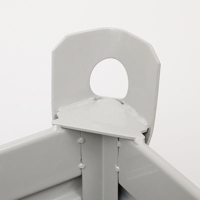 Caja de plataforma galvanizada del plegamiento del acero Q235 de 1500kg Cpacity