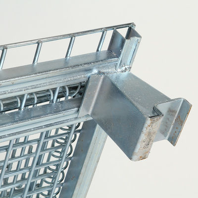Alambre plegable plateado cinc Mesh Container del acero Q235 de Warehouse