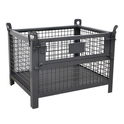 Jaula plegable de acero del metal Q235 de la guía de la carretilla elevadora de la logística del SGS