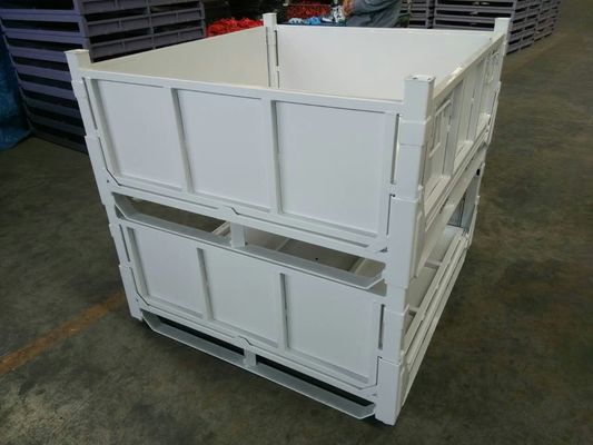 Jaulas de acero de la plataforma de la capacidad 2m m de la capa 1500kg del polvo